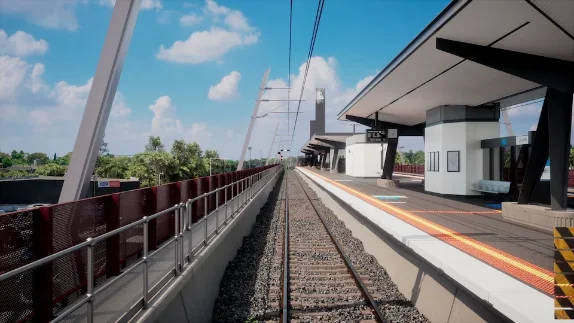 CAB view — station